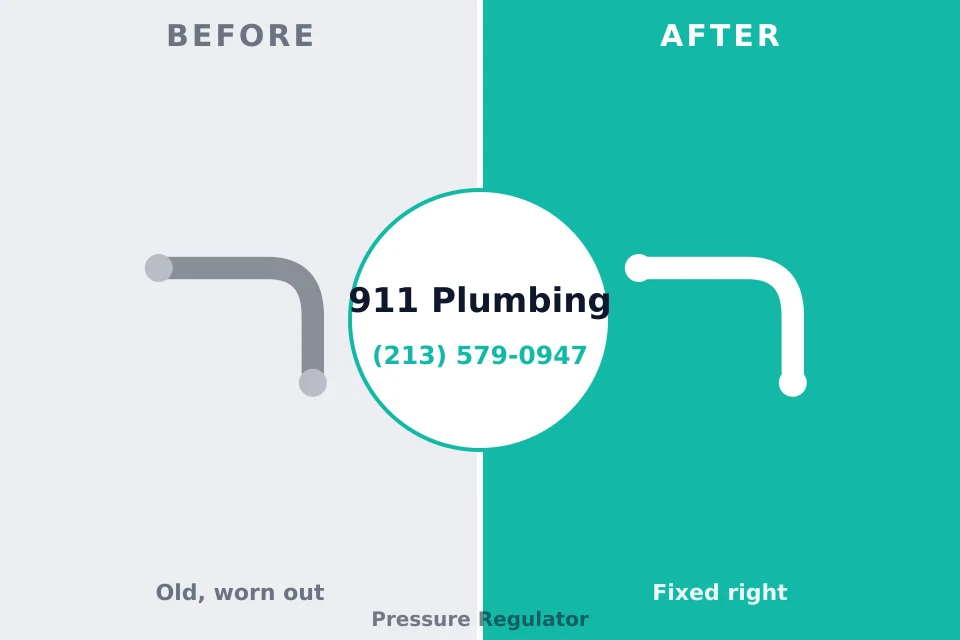 Before and after: plumbing repair Utica, NY